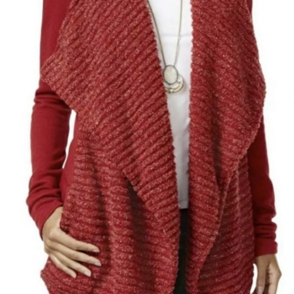 Lucky Brand Red Women's Cardigan, size SMALL in good used condition! - Picture 7 of 7
